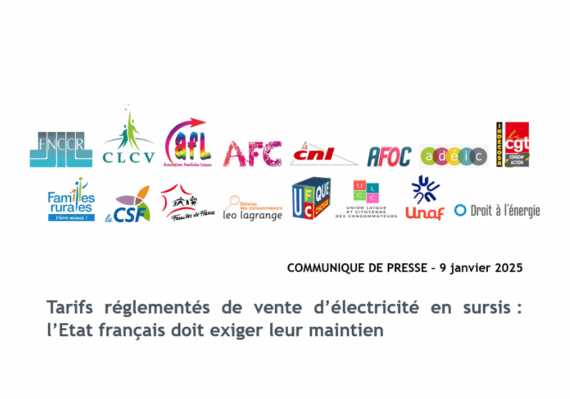 Tarifs réglementés de vente d’électricité en sursis : l’Etat français doit exiger leur maintien